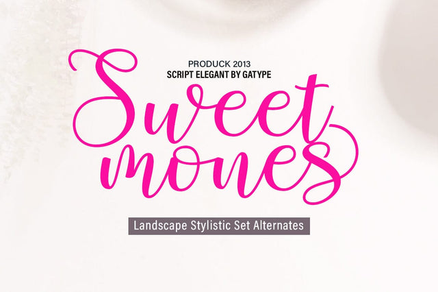 Sweet Mones Font gatype 