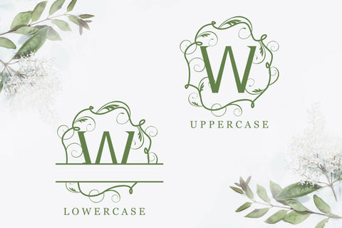 Sweet Monogram Font LetterdayStudio 