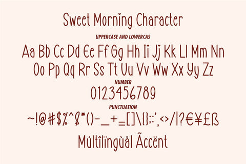 Sweet Morning Font Masyafi Studio 