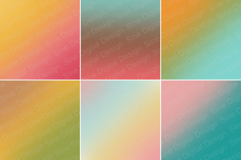 Sweet Ombre Digital Papers Backgrounds Digital Pattern SineDigitalDesign 