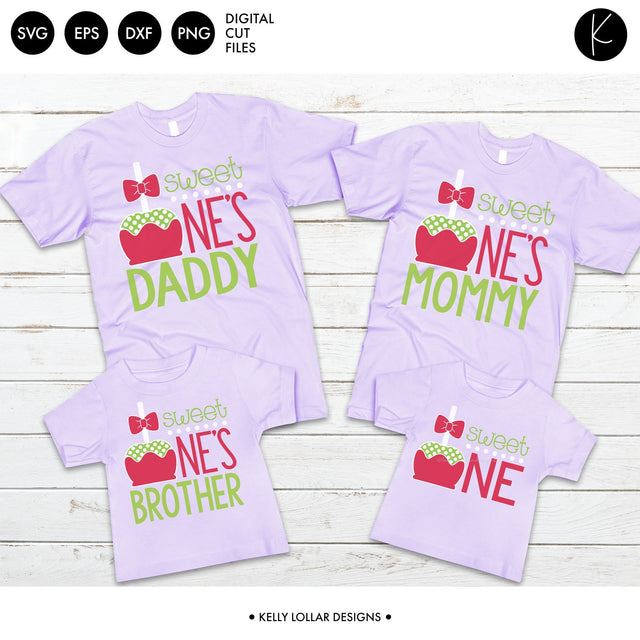 Sweet One First Birthday Set SVG Kelly Lollar Designs 