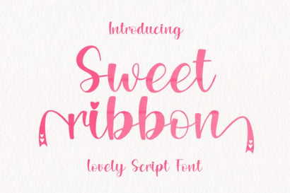 Sweet Ribbon Font Irvan Randi 