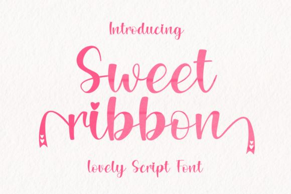 Sweet Ribbon Font Irvan Randi 