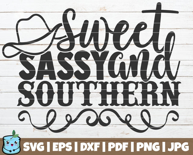 Sweet Sassy And Southern SVG MintyMarshmallows 