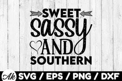 Sweet sassy and southern svg SVG akazaddesign 