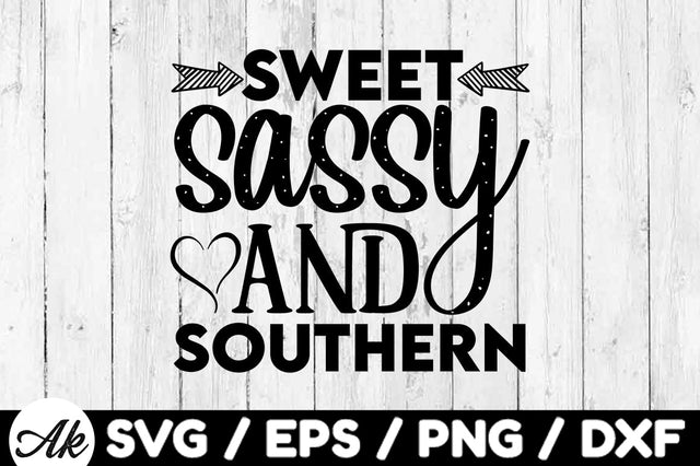 Sweet sassy and southern svg SVG akazaddesign 