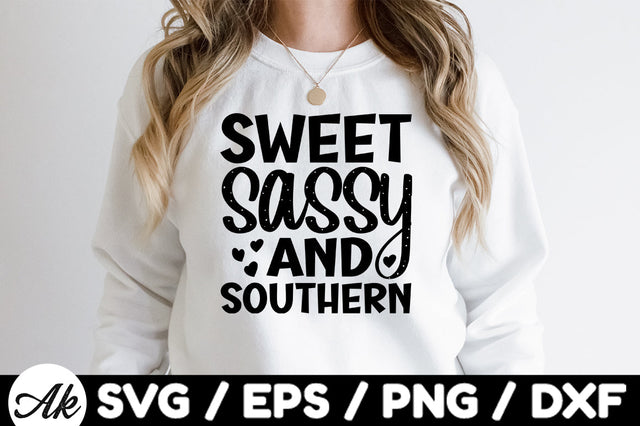 Sweet sassy & southern svg SVG akazaddesign 