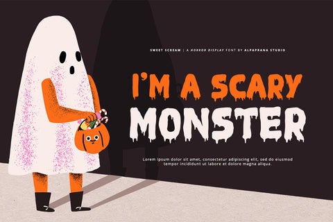 Sweet Scream - Display Font Font Alpaprana Studio 