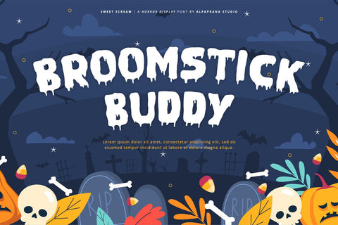 Sweet Scream - Display Font Font Alpaprana Studio 