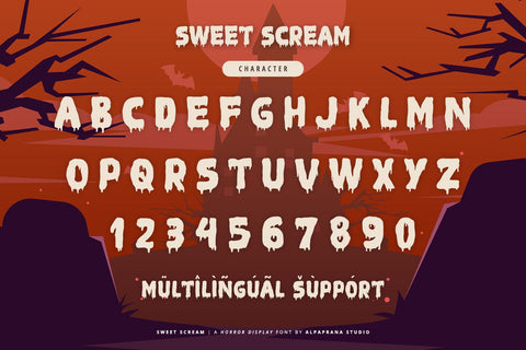 Sweet Scream - Display Font Font Alpaprana Studio 