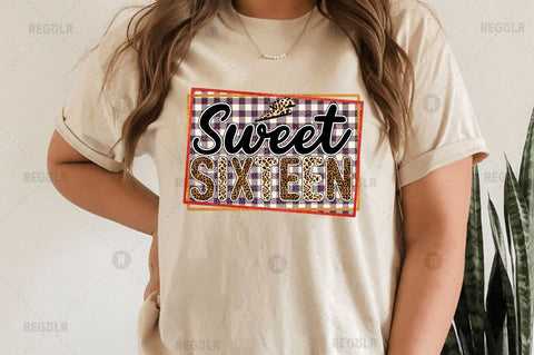 Sweet sixteen SVG Sublimation Regulrcrative 