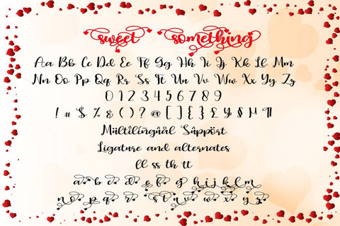 Sweet Something Font Supersemar Letter 