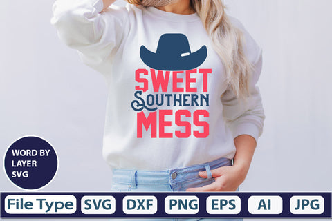 Sweet Southern Mess SVG Cut File SVG DesignPlante 503 