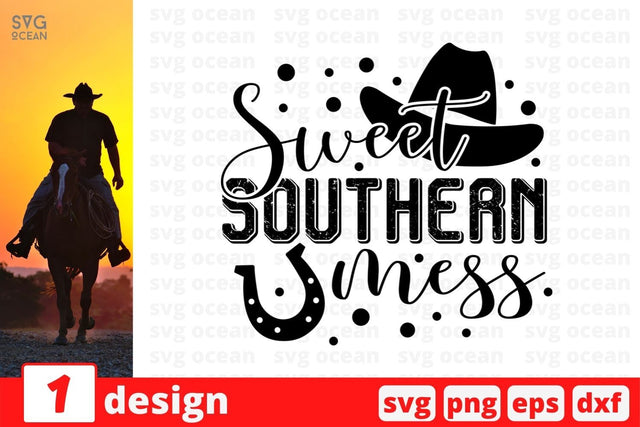 Sweet southern mess SVG Cut File SVG SvgOcean 