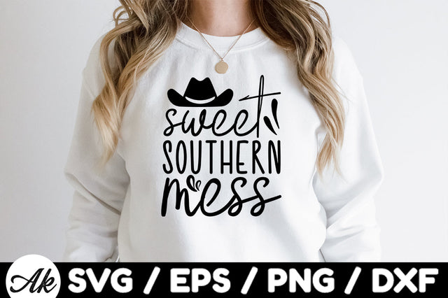 Sweet southern mess svg SVG akazaddesign 