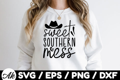 Sweet southern mess svg SVG akazaddesign 