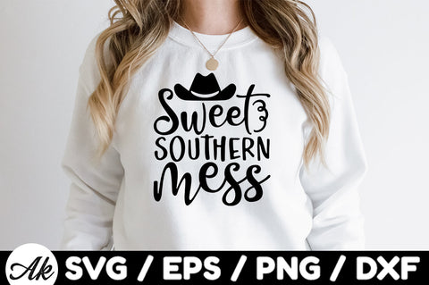 Sweet southern mess svg SVG akazaddesign 