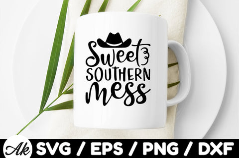 Sweet southern mess svg SVG akazaddesign 