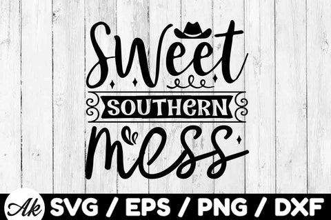 Sweet southern mess svg SVG akazaddesign 