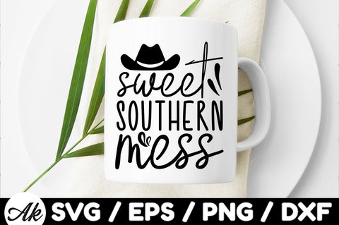 Sweet southern mess svg SVG akazaddesign 