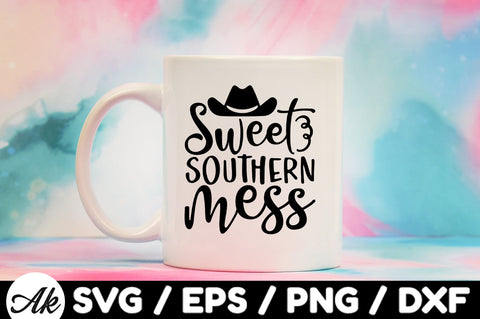 Sweet southern mess svg SVG akazaddesign 