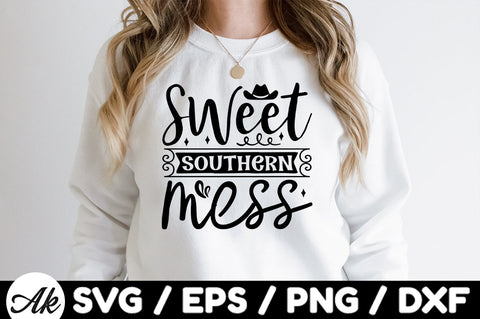 Sweet southern mess svg SVG akazaddesign 