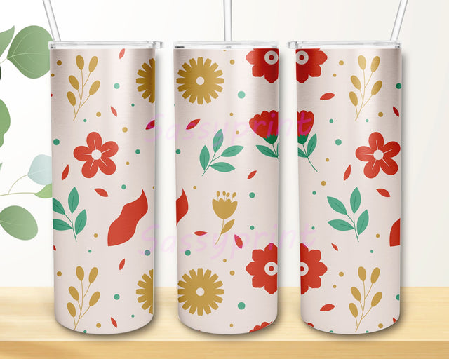 Sweet Spring 20 oz Skinny Tumbler Sublimation Design Sublimation sassyprint 