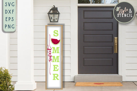 Sweet Summer Porch Sign SVG - Summer SVG Style and Stencil 