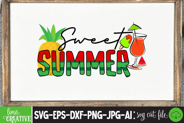 Sweet Summer Sublimation PNG Sublimation Insomnia Std 