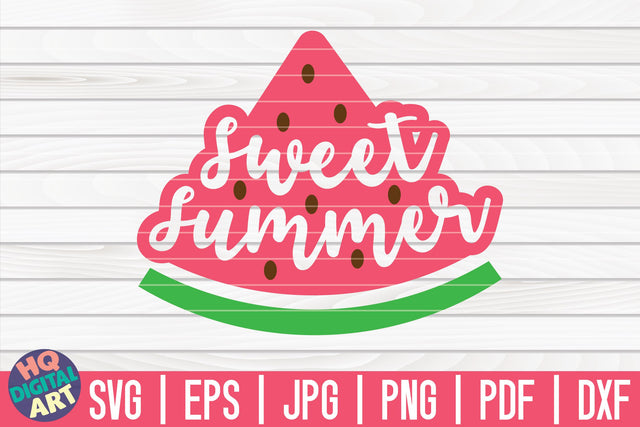 Sweet Summer SVG | Watermelon SVG SVG HQDigitalArt 