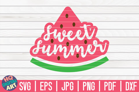 Sweet Summer SVG | Watermelon SVG SVG HQDigitalArt 