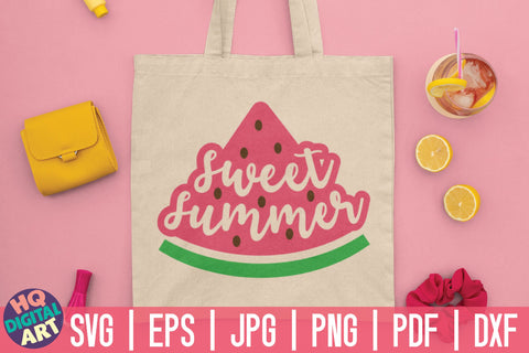 Sweet Summer SVG | Watermelon SVG SVG HQDigitalArt 