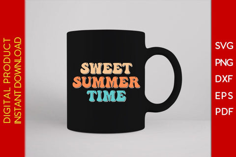 Sweet Summer Time Retro Summer Vacation SVG PNG PDF Cut File SVG Creativedesigntee 