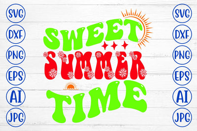 Sweet Summer Time Retro SVG SVG Syaman 