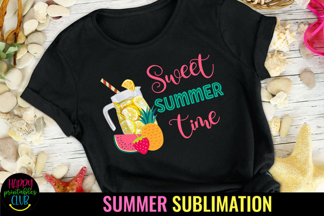 Sweet Summer Time Sublimation Design Sublimation Happy Printables Club 