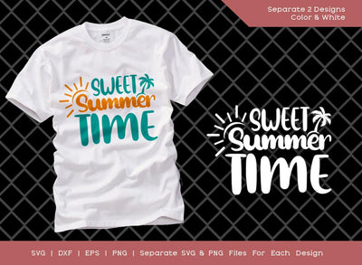 Sweet Summer Time SVG Cut File | Summer Svg | Summer Trip Svg | Seasons Svg | Vacation T-shirt Design SVG ETC Craft 