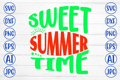 Sweet Summer Time SVG Cut File SVG Syaman 