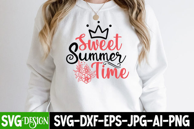 Sweet Summer time SVG Cut File, Sweet Summer time SVG Design, Summer SVG Cut File,Aloha Summer SVG Design, Summer SVG Quotes, Summer Sublimation PNG,Funny Summer SVG SVG BlackCatsMedia 