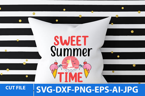 Sweet Summer Time SVG Design SVG BlackCatsMedia 