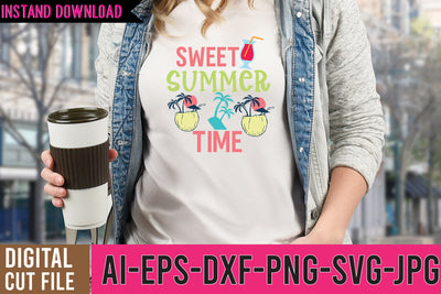 Sweet Summer Time SVG Design ,Sweet Summer Time SVG Cut Files SVG BlackCatsMedia 
