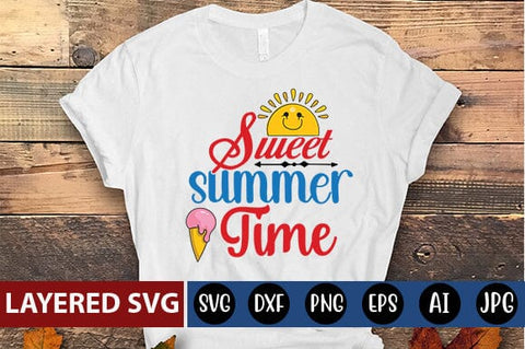 sweet summer time Svg SVG Blessedprint 