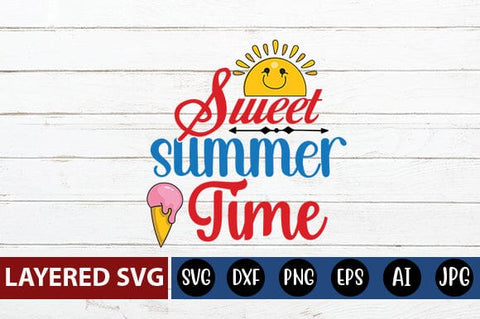 sweet summer time Svg SVG Blessedprint 