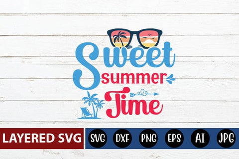 sweet summer time Svg SVG Blessedprint 