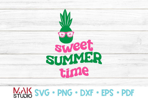 Sweet summer time svg Sweet summer time svg file Women's shirt svg Summer shirt png Summer svg SVG MAKStudion 