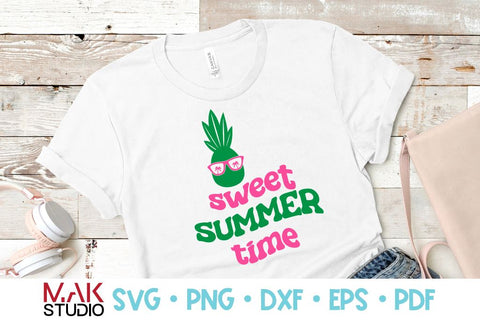 Sweet summer time svg Sweet summer time svg file Women's shirt svg Summer shirt png Summer svg SVG MAKStudion 
