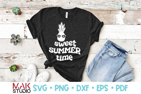 Sweet summer time svg Sweet summer time svg file Women's shirt svg Summer shirt png Summer svg SVG MAKStudion 