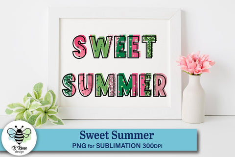 Sweet Summer Watermelon PNG | Summer Sublimation Sublimation B Renee Design 