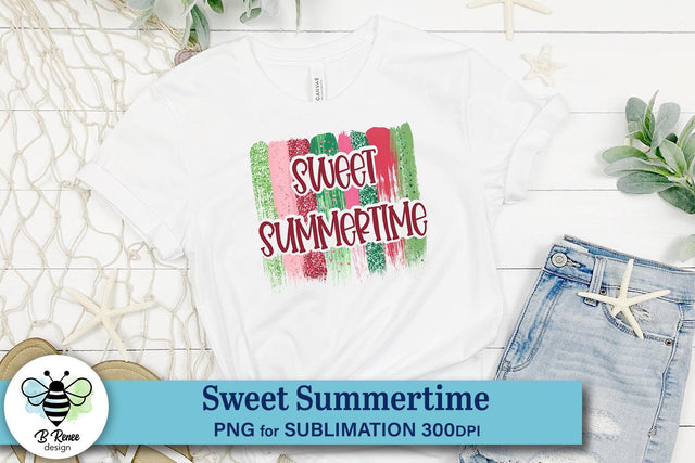 Sweet Summertime PNG | Summer Sublimation Sublimation B Renee Design 