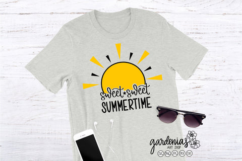 Sweet Summertime Sun SVG SVG Gardenias Art Shop 