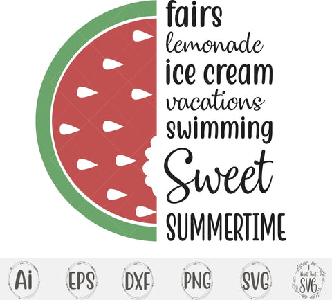 Sweet Summertime SVG I Want That SVG 